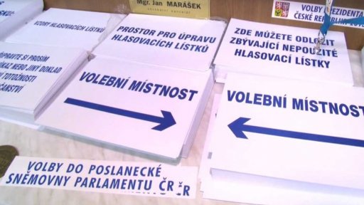 Přípravy na volební víkend