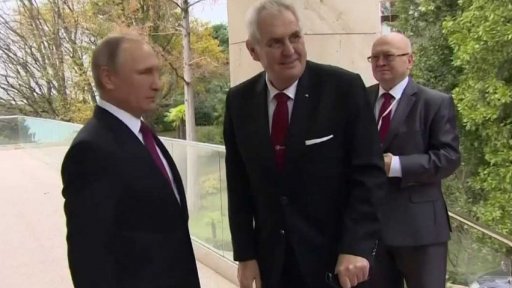 Prezident Zeman na návštěvě Ruska