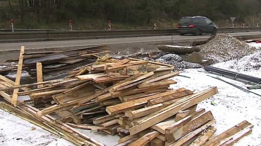 Zimní komplikace na D1