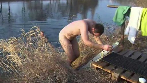 Netradiční pojízdná sauna