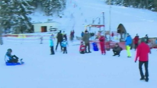 Lyžařský areál na Libínském Sedle