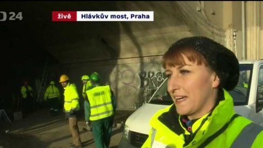 Kontrola Hlávkova mostu