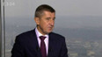 Andrej Babiš (ANO), vicepremiér, ministr financí, předseda hnutí; Luděk Niedermayer (nestr. za TOP09), europoslanec, bývalý viceguvernér ČNB