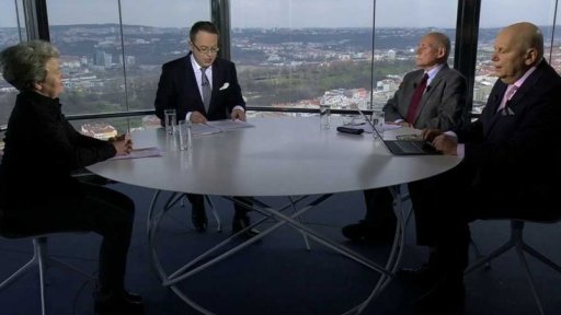 Dana Drábová, předsedkyně SÚJB; Bedřich Moldan (TOP09), zástupce ředitele CZP UK; Michal Mejstřík, ekonom, IES FSV UK