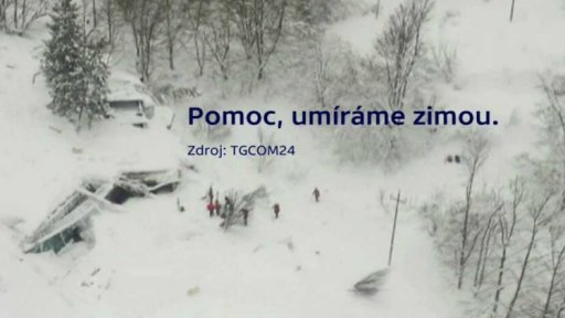 Smrtící lavina v Itálii