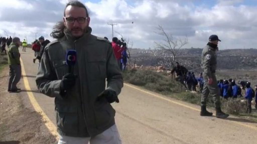 Násilí při evakuaci židovské osady