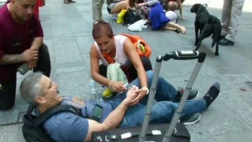 USA: incident na Times Square