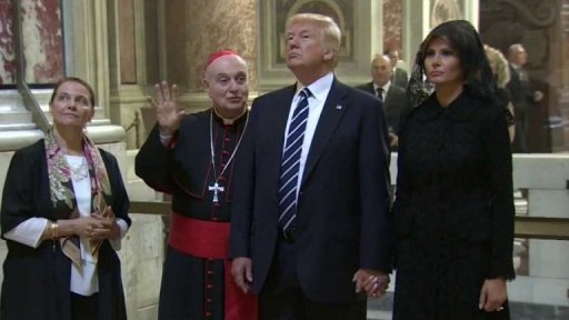 Papež přijal amerického prezidenta