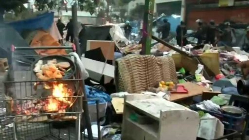 Zátah v drogové čtvrti Sao Paula