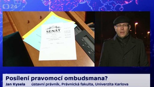 Posílení pravomocí ombudsmana? - rozhovor s Janem Kyselou