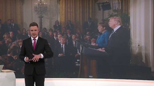 Donald Trump přijal německou kancléřku