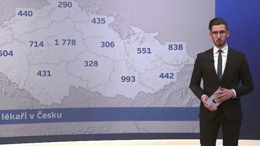 Úroveň stomatologické péče - počet zubních lékařů v ČR