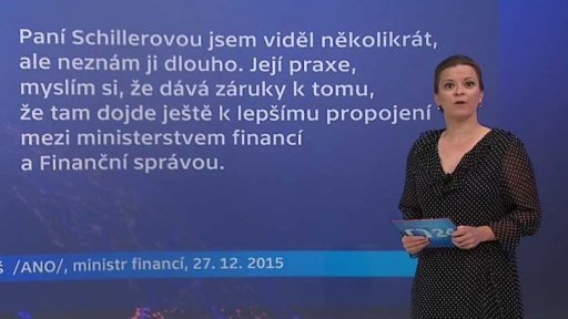 Vládní krize pokračuje - profil A. Schillerové
