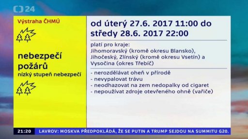 Česko zasáhly bouřky a krupobití