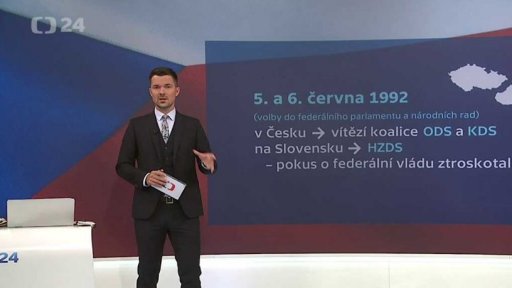 25 let od rozdělení Československa - historie