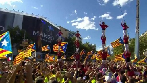 Barcelona slavila Den Katalánska