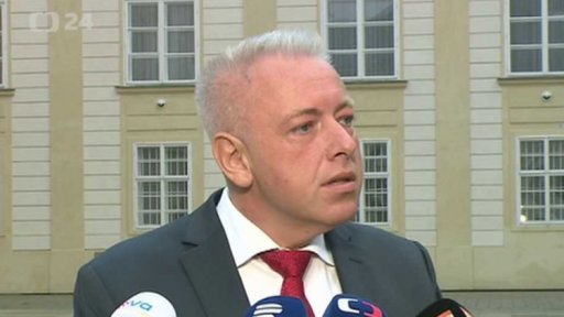 Schůzka prezidenta s ministrem vnitra