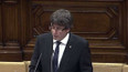 Projev katalánského premiéra
