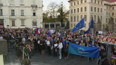 Protest proti politice Miloše Zemana