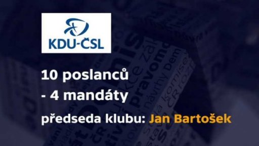 Povolební vyjednávání - KDU-ČSL