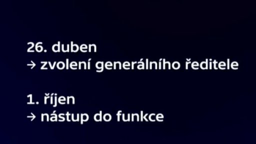 Nový generální ředitel ČT