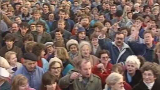 Veřejné shromáždění na podporu úsilí k odchodu vojsk (1990)