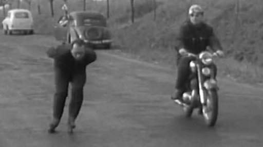 Nový způsob tréninku rychlobruslaře Doubka (1957)