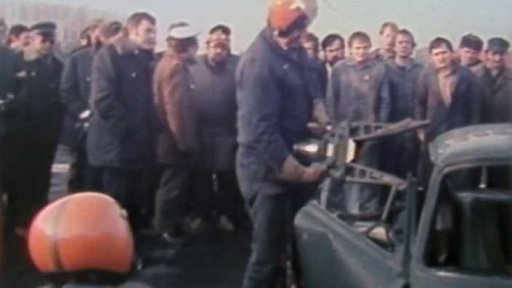 Ukázka zásahu vozu rychlé technické pomoci (1983)