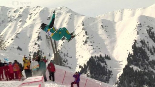 Akrobatické lyžování: jízda v boulích