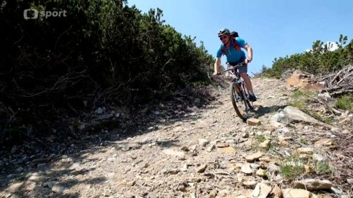 Korutany ze sedla bicyklu