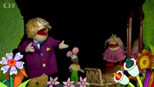 Trubadúři Hary a Tryskáček přišli zazpívat Mufifince svou píseň. Jí se ale nelíbí a předá je katovi.