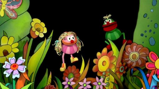 Fámula se zlobí na Mufa, že Hladovou princeznu nehrála ona, pak oba letí na kaštany. Loučení s dětmi.