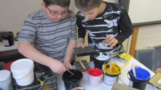 Tisk na textil: Trilobiti a dinosauři