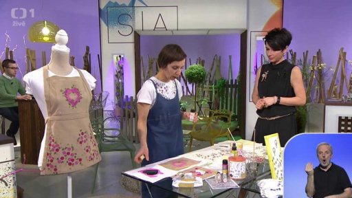 Jarní vyrábění - zahradnická zástěra - 1. část