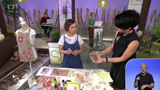 Jarní vyrábění - zahradnická zástěra - 2. část