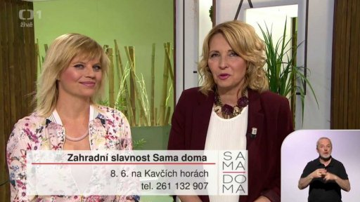 Zahradní slavnost Sama doma