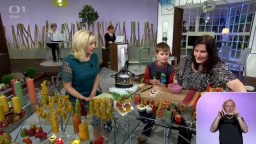 Týdenní seriál - vánoční včelí svíčky a domácí purpura