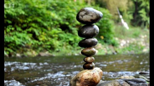 Stone balancing