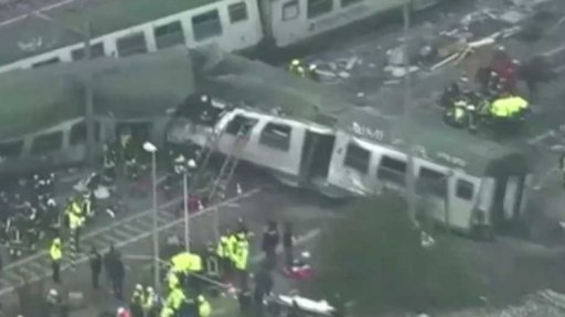 Nehoda vlaku u Milána