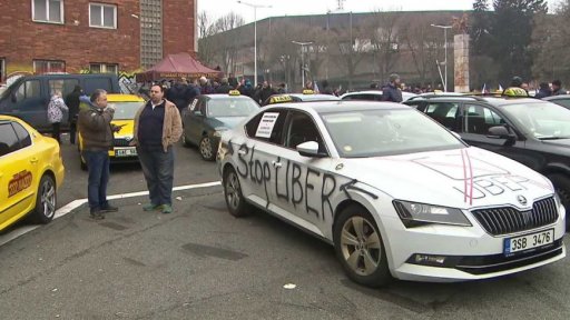 Protesty taxikářů