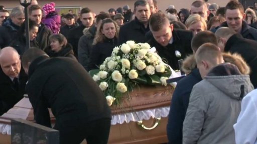 Pohřeb slovenského novináře