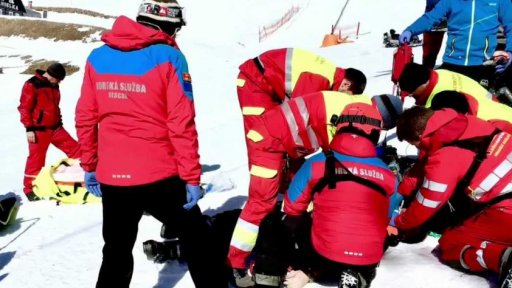 Tragická nehoda na sjezdovce