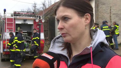 Tragický požár domu v Oleksovicích