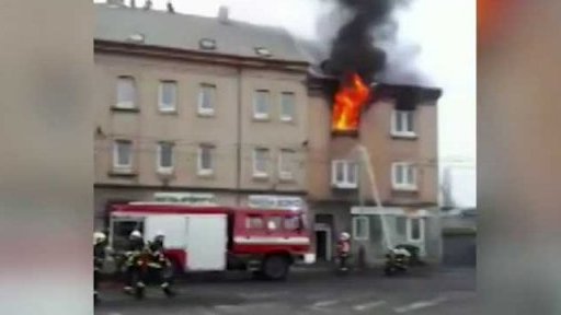 Požár v ústeckých Předlicích