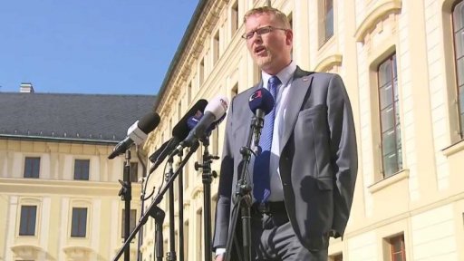 Pavel Bělobrádek u Miloše Zemana