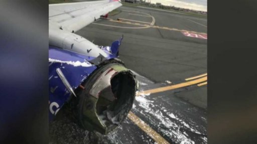 Nehoda letadla na trase New York-Dallas