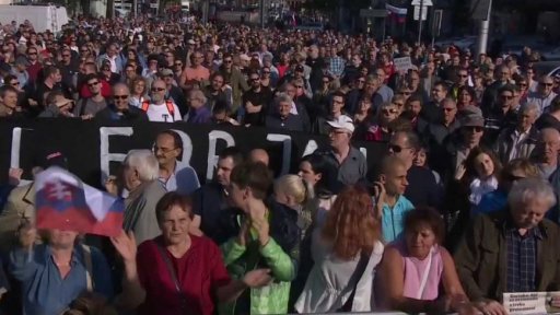 Demonstrace v Bratislavě