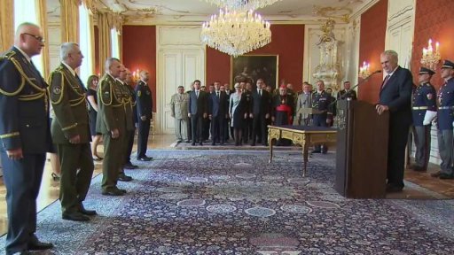 Prezident jmenoval nové generály