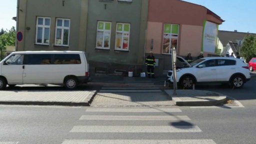 Sražená dívka v Klatovech