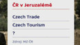 ČR v Jeruzalémě